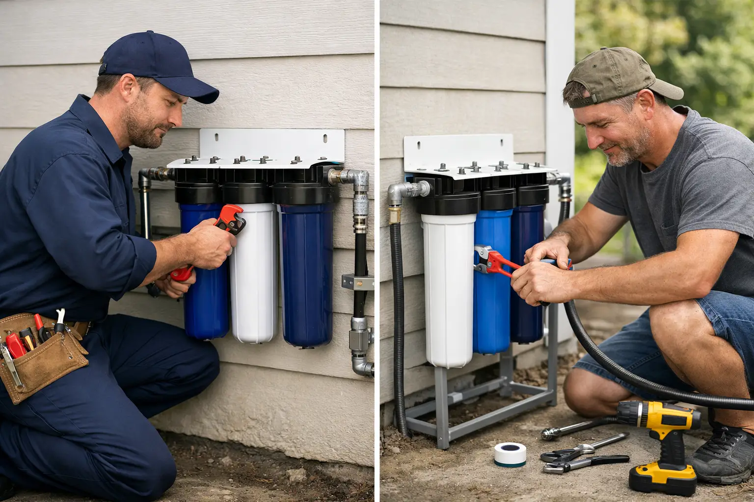 Licensed Plumber vs DIY Water Filter Installation