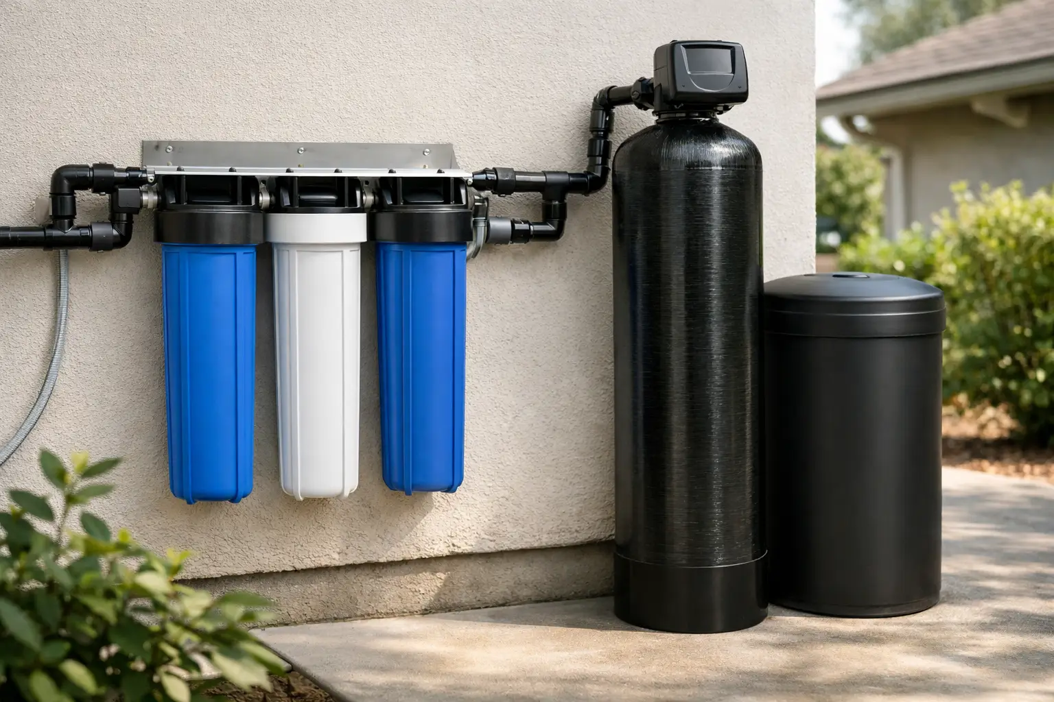 Whole House Water Filtration Systems with Softener